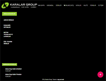 Tablet Screenshot of karalargroup.com
